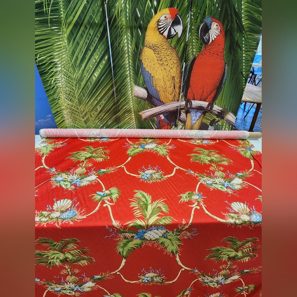 Thibaut Fabric. Sand Key Upholstery fabric.  Silky feel.